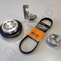 Kit Pulegge in Alluminio + Cinghia +Tendicinghia