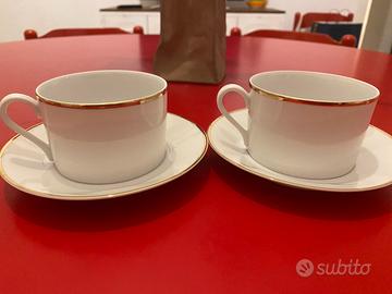 2 tazze con piattino Tiffany originali