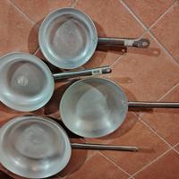 5 padelle ristorazione + 1 coperchio