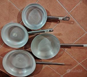 5 padelle ristorazione + 1 coperchio