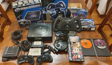 SEGA SATURN PAL  COMPLETE BOXED SET +  Bomberman