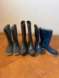 Stivali in gomma