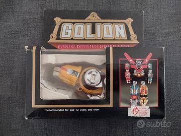 Golion Voltron Lionbot Robot vintage leone giallo
