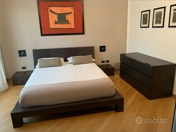 Letto matrimoniale wenge