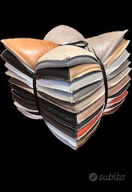 Pouf u’ strozz calia in pelle design