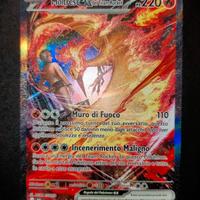 Carta Pokemon Moltres EX alternative art 229/182