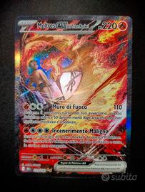 Carta Pokemon Moltres EX alternative art 229/182