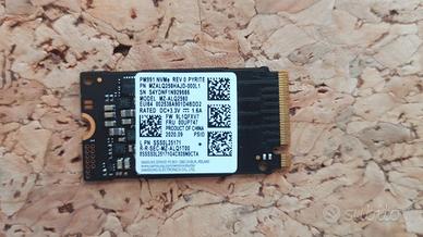 SSD M.2 NVMe Samsung 256GB PM991