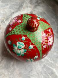 Scatola dipinta artigianale