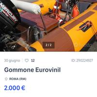 Gommone Eurovinil