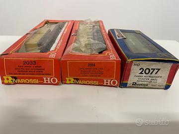 3 vagoni merci Rivarossi