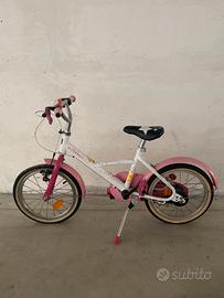 Bici bambina 16 pollici  4-6 anni Btwin