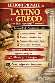 Lezioni latino e greco - Redazione Tesi