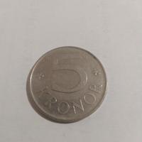 MONETA 5 CORONE SVEZIA