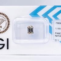 Diamante naturale 1,19ct IGI Fancy Green Yellow