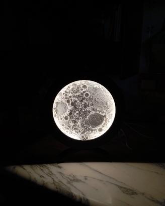 Lampada LED Stampa 3D - Luna/Montagna - Nuova