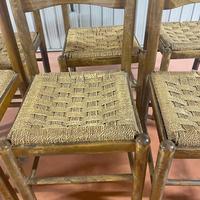 Sedie in legno rustiche