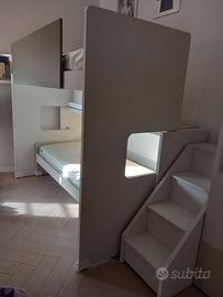 CLEVER composizione letto slide scala