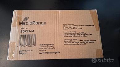 Custodie CD/DVD slimcase 5,2mm - Confezione 50 pz