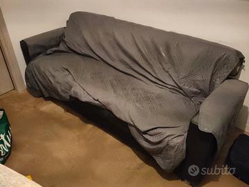 divano-letto nero usato
