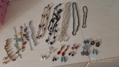 STOCK bracciali, collannine, orecchini - 23 pezzi