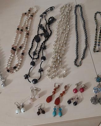 STOCK bracciali, collannine, orecchini - 23 pezzi