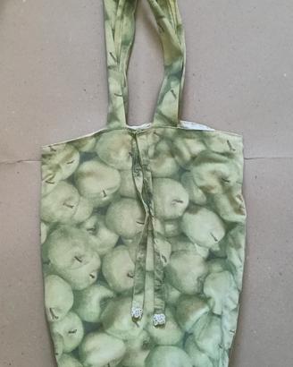 Borsa handmade shopper tote bag ampia artigianale