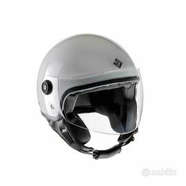 CASCO DEMI JET TUCANO URBANO EL JETTIN BIANCO GHIA