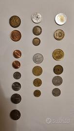 50 monete di varie nazioni