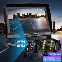 2 TELECAMERE retromarcia + DISPLAY 8 pollici