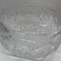 Ciotola di cristallo di Bohemia