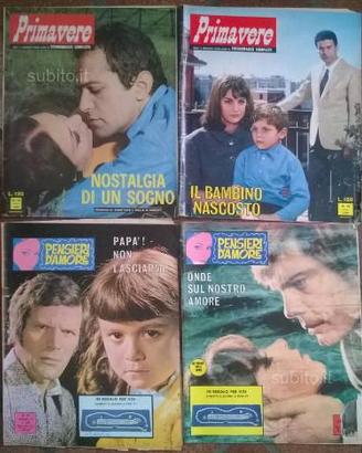 Riviste fotoromanzi - miste P/R degli anni 60-70