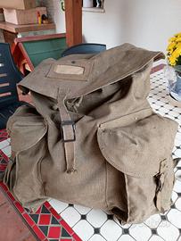 Zaino militare di leva 1975