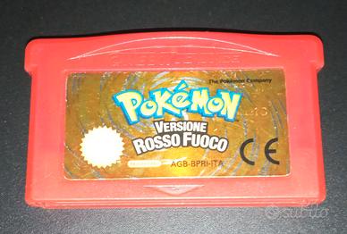 Pokèmon Rosso Fuoco italiano originale per GBA