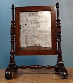 Specchiera psiche epoca da tavolo toeletta 