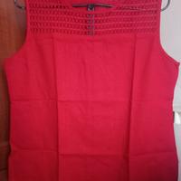 Camicia donna misto cotone e lino