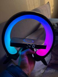 Caricatore cellulare wirless - Sveglia argb