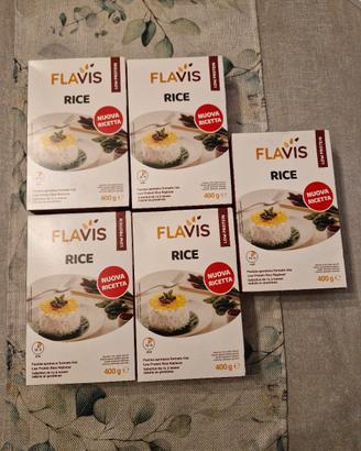 Riso Aproteico FLAVIS, nuovo, 5 confezioni
