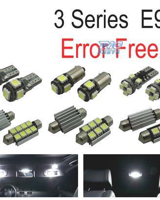 KIT 17 LAMPADE LED INTERNE BMW SERIE 3 E90 SEDAN 3