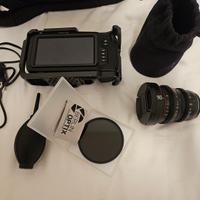 Blackmagic Pocket Cinema Camera 4k + Meike 16mm
