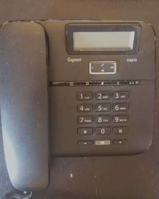 TELEFONO GIGASET DA610 Nero
