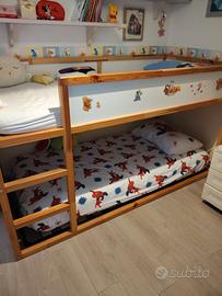 Letto montessoriano a castello ikea