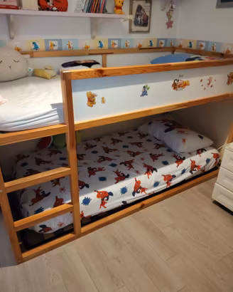 Letto montessoriano a castello ikea