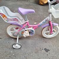 bicicletta per bambina con rotelle