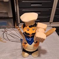 Set mestoli  x cucina e porta mestoli in ceramica