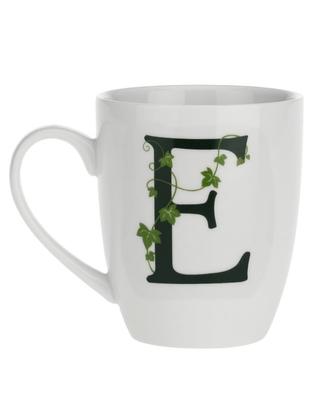 Tazza La Porcellana Bianca - lettera E