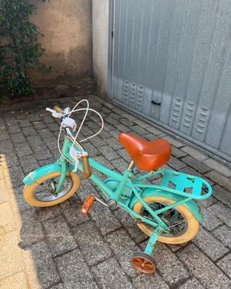 Bicicletta bambini color menta