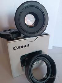 Canon EF 50 mm f/1.8  STM + paraluce