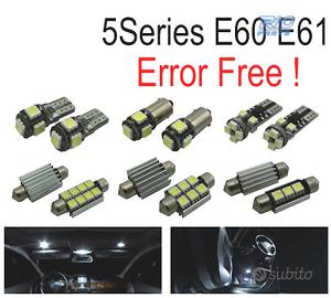 KIT 18 LAMPADE LED INTERNE BMW E60 E61 M5 520I 523