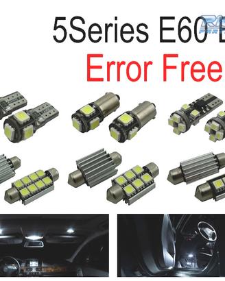 KIT 18 LAMPADE LED INTERNE BMW E60 E61 M5 520I 523
